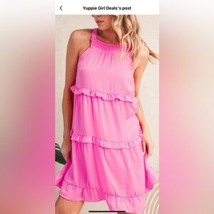 Pink Ruffle Dress